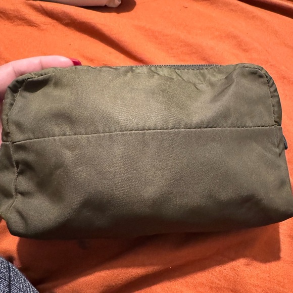 Prada Green Nylon Toiletry Bag with Logo - Picture 3 of 12